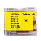 Cartus de cerneala Inkjet Compatibil Superior, Brother, Bro LC1000/LC970/LC960 Y ink, Galben
